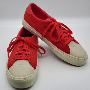 NEW! Men's Stanley Ben Baller red suede skate shoes from STRAYE